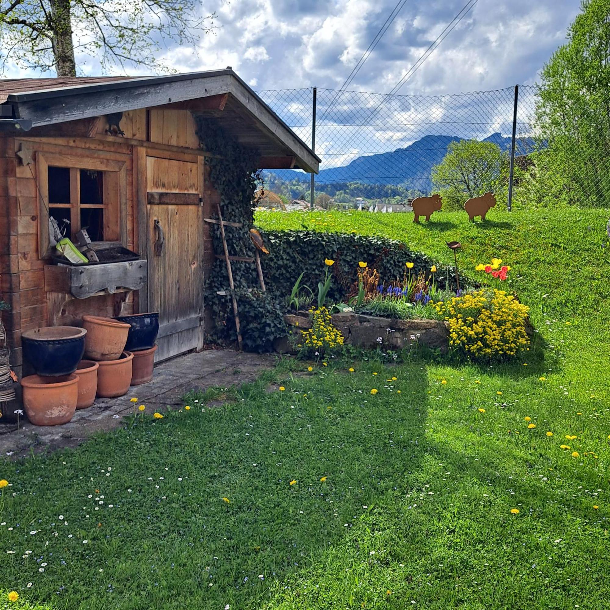 Faltenbach Ferienwohnungen In Oberstdorf Exteriér fotografie